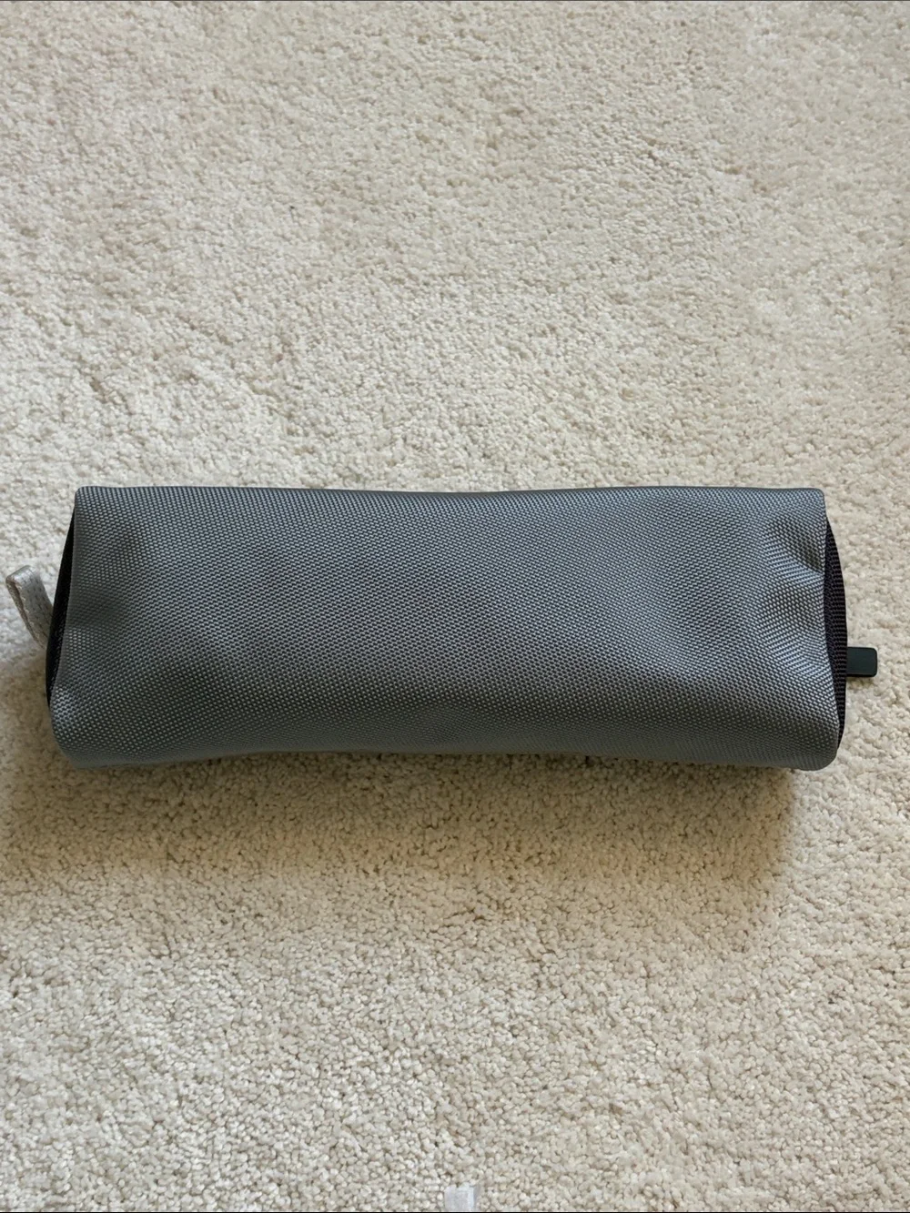 Tumi Gray and Black Slim Nylon Men’s Toiletry Pouch